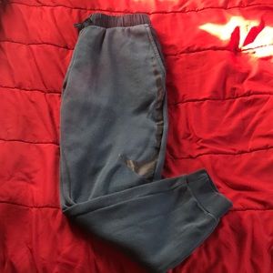 Nike Mixed Media Joggers Blue